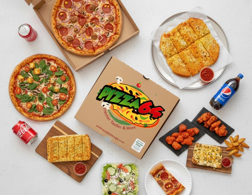 Pizza 64 Kitchen + Bar Winnipeg - Fresh Indian Fusion Pizza Restaurant