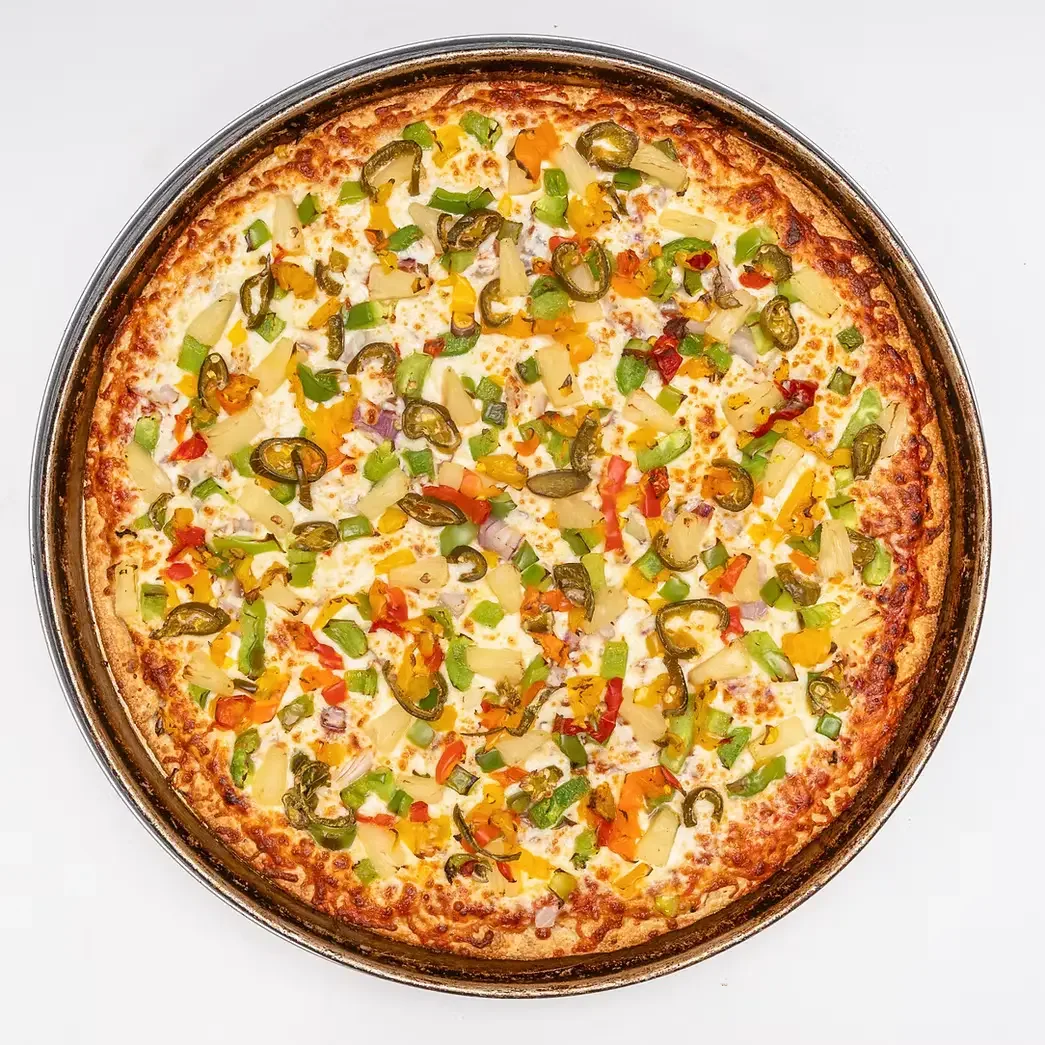 Peppery Pineapple Pizza at Pizza 64